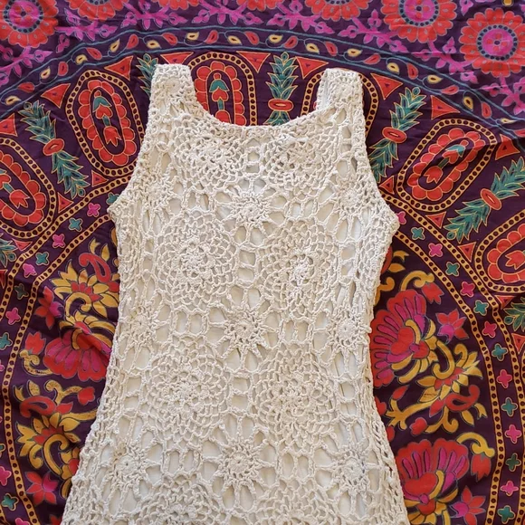 Vintage 70s one of a kind crochet dress - Picture 11 of 16
